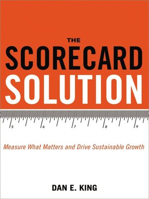 cover image of The Scorecard Solution